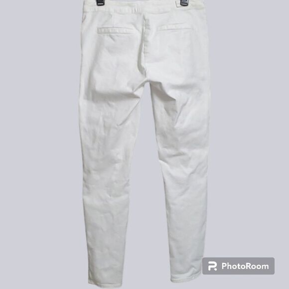 Paige jeans womens size 30 equal size 10 US white side zip rn# 27002 - Picture 5 of 6